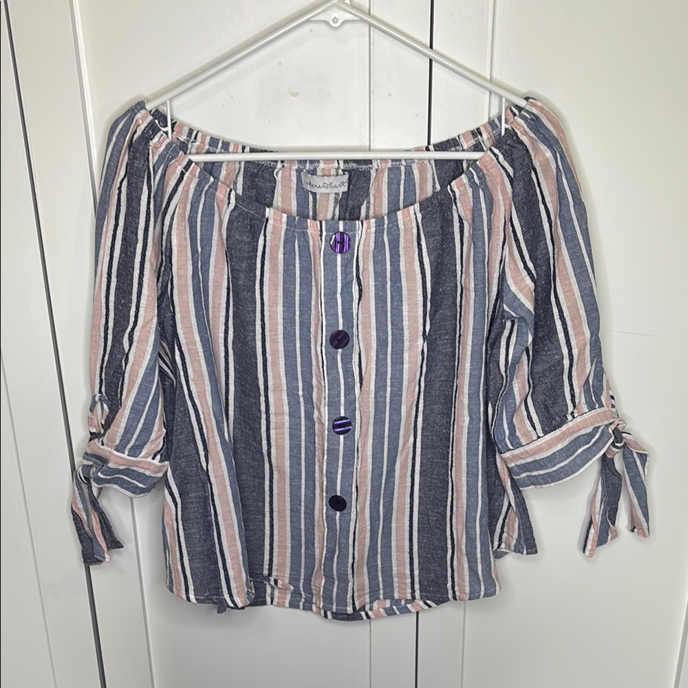 KEREN hart 3/4 Sleeve Blouse
